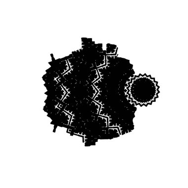 soyut siyah ve beyaz desenli arkaplan 