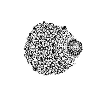 soyut siyah ve beyaz desenli arkaplan 