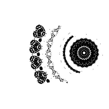 soyut siyah ve beyaz desenli arkaplan 