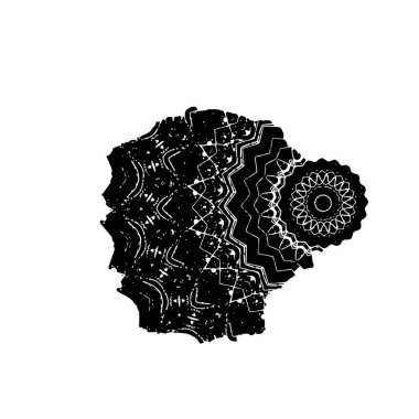 soyut siyah ve beyaz desenli arkaplan 