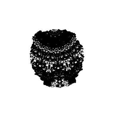 siyah fırça darbesi ve doku. monokrom grunge soyut el - boyalı elementler. 