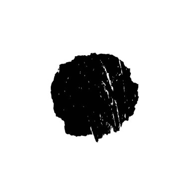 siyah fırça darbesi ve doku. monokrom grunge soyut el - boyalı elementler. 