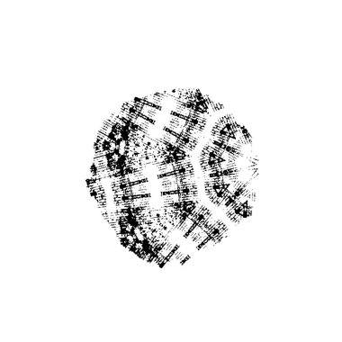 siyah fırça darbesi ve doku. monokrom grunge soyut el - boyalı elementler. 