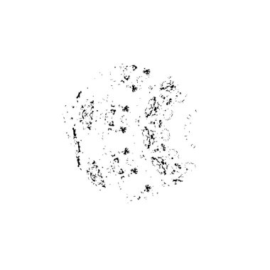 siyah fırça darbesi ve doku. monokrom grunge soyut el - boyalı elementler. 