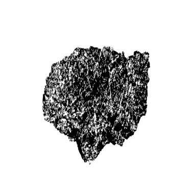 siyah fırça darbesi ve doku. monokrom grunge soyut el - boyalı elementler. 