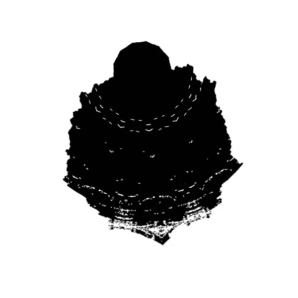 Černá Bílá Textura Monochromatický Grunge Abstraktní Ruční Malované Prvky — Stockový vektor