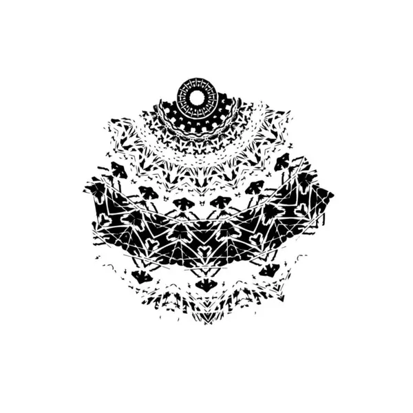 soyut siyah ve beyaz grunge şablonu, vektör illüstrasyonu