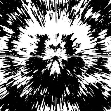 Soyut grunge arkaplanı. Monokrom dokusu. Siyah ve beyaz desenli arkaplan