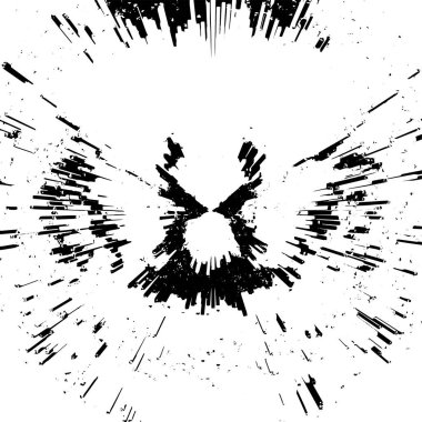 Soyut grunge arkaplanı. Monokrom dokusu. Siyah ve beyaz desenli arkaplan