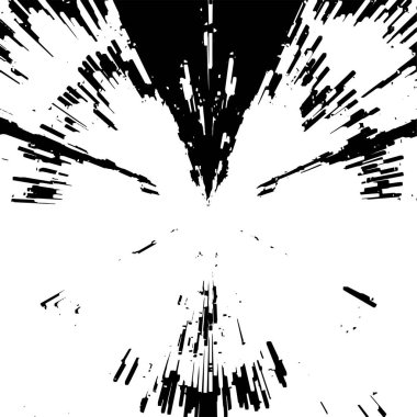 Koyu Grunge Geometrik Deseni