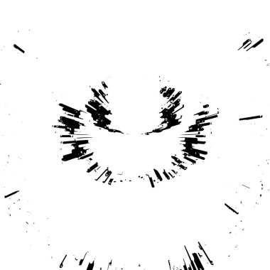 Koyu Grunge Geometrik Deseni