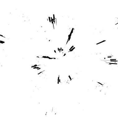 Koyu Grunge Geometrik Deseni