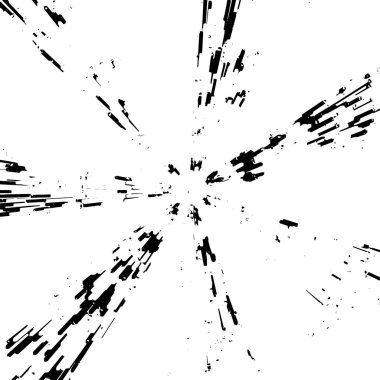 Koyu Grunge Geometrik Deseni