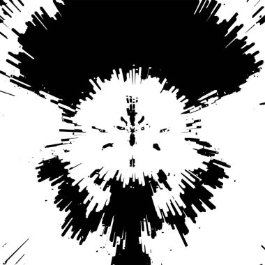 Koyu Grunge Geometrik Deseni