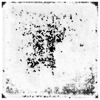 Siyah beyaz dokusunda sıkıntılı bir arka plan. soyut vektör illüstrasyonu.