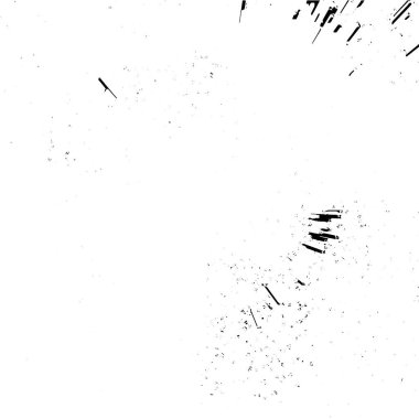 Çizik ve çiziklerle dolu siyah beyaz bir arka plan. Soyut vektör illüstrasyonu.