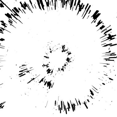 Çizik ve çiziklerle dolu siyah beyaz bir arka plan. Soyut vektör illüstrasyonu.