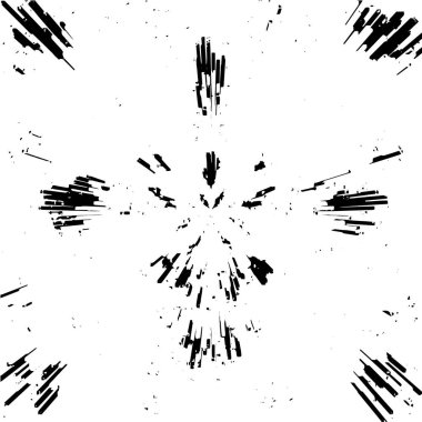 soyut siyah ve beyaz grunge arkaplan, vektör illüstrasyonu