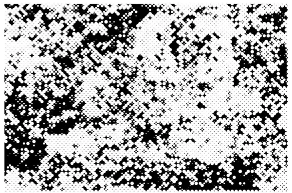 Fond Tourmenté Texture Noire Blanche Illustration Vectorielle Abstraite — Image vectorielle