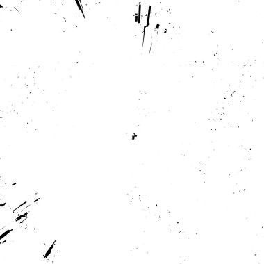 Çizik ve çiziklerle dolu akromatik arkaplan dokusu. soyut vektör illüstrasyonu.