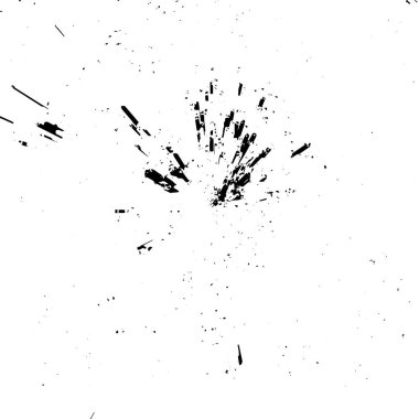 Çizik ve çiziklerle dolu akromatik arkaplan dokusu. soyut vektör illüstrasyonu.