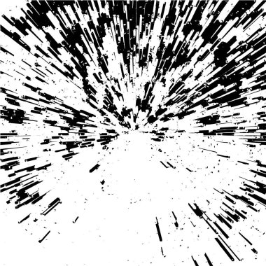 Çizik ve çiziklerle dolu akromatik arkaplan dokusu. soyut vektör illüstrasyonu.