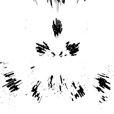 Çizik ve çiziklerle dolu akromatik arkaplan dokusu. soyut vektör illüstrasyonu.