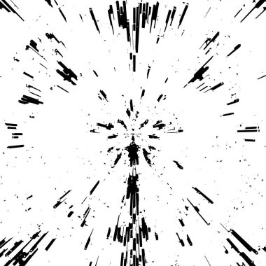  Soyut doku, siyah beyaz arkaplan. vektör illüstrasyonu   