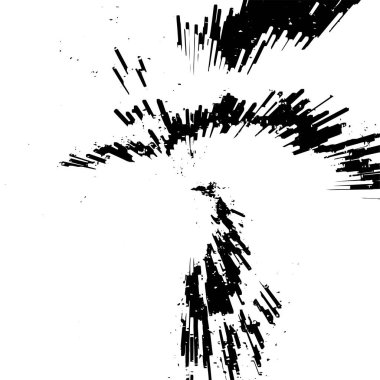  Soyut doku, siyah beyaz arkaplan. vektör illüstrasyonu   