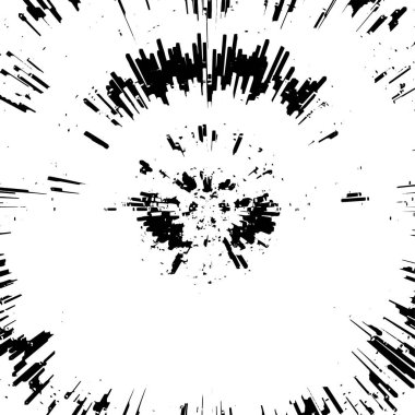 Siyah ve beyaz desenli arkaplan soyut vektör çizimi.