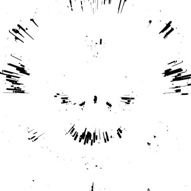 Koyu grunge geometrik desen. monokrom dokusu.