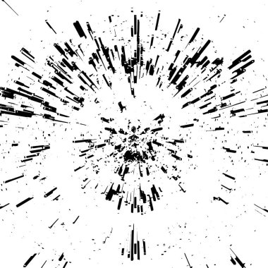 Vektör çizimi. Siyah ve beyaz soyut arkaplan. 