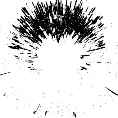  Siyah ve beyaz vektör çizimi. Soyut arkaplan. 