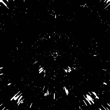 Siyah ve beyaz dokusunda soyut bir arka plan sıkıntısı. vektör illüstrasyonu.