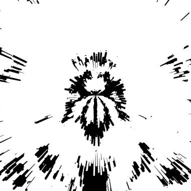 Siyah beyaz dokusunda sıkıntılı bir arka plan. soyut vektör illüstrasyonu.