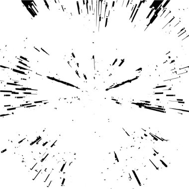 Siyah beyaz dokusunda sıkıntılı bir arka plan. soyut vektör illüstrasyonu.