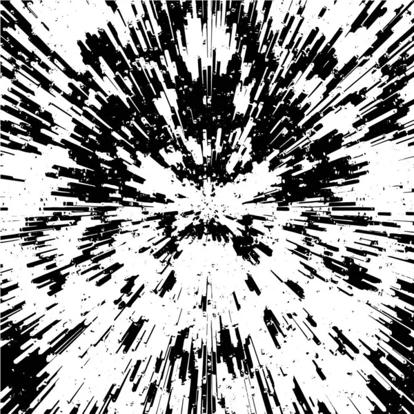 Padrão Geométrico Escuro Grunge Textura Monocromática — Vetor de Stock
