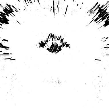 Siyah beyaz dokusunda sıkıntılı bir arka plan. soyut vektör illüstrasyonu.