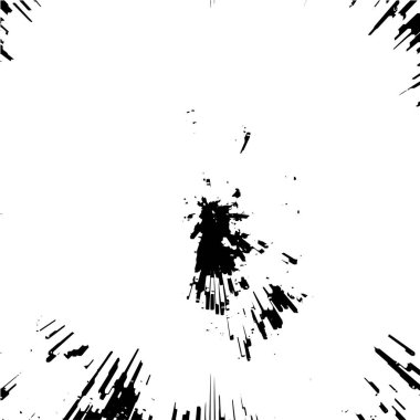 Siyah ve beyaz grunge arka plan, soyut yüzey. vektör illüstrasyonu 