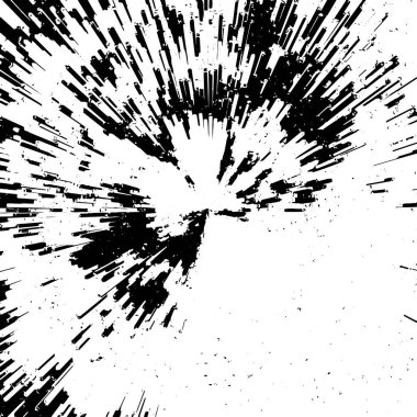 Siyah ve beyaz arkaplan, çizgileri olan soyut doku. vektör illüstrasyonu  