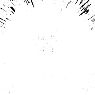 Siyah beyaz dokusunda sıkıntılı bir arka plan. soyut vektör illüstrasyonu.