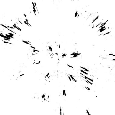 Siyah beyaz dokusunda sıkıntılı bir arka plan. soyut vektör illüstrasyonu.