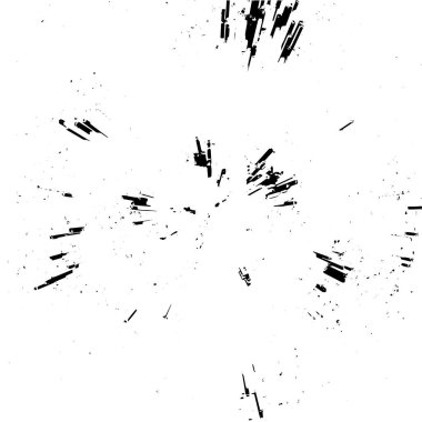 Siyah beyaz dokusunda sıkıntılı bir arka plan. soyut vektör illüstrasyonu.