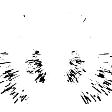 Siyah beyaz dokusunda sıkıntılı bir arka plan. soyut vektör illüstrasyonu.