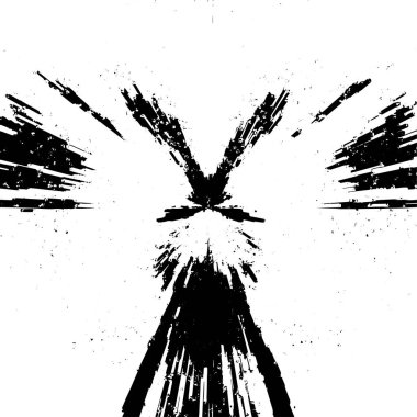 siyah ve beyaz grunge arkaplan, soyut yüzey çizgileri. vektör illüstrasyonu 