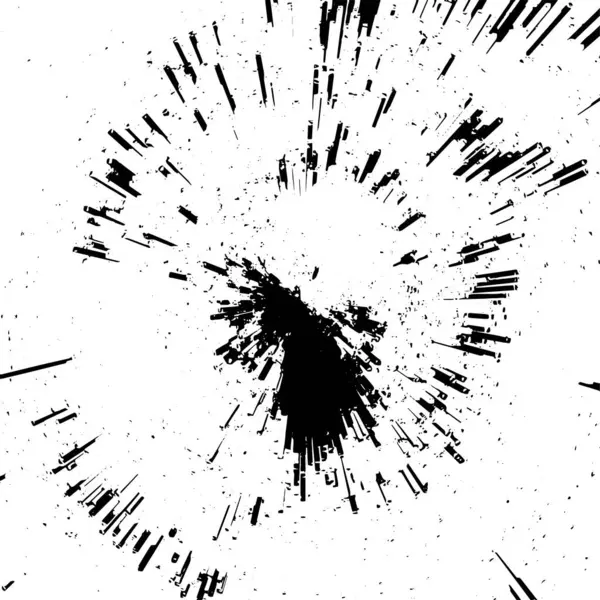 Черный Белый Гранж Фон Абстрактный Взрыв Фейерверк — стоковый вектор