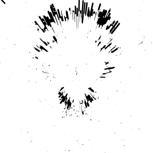 Zwart Wit Grunge Achtergrond Abstracte Explosie Vuurwerk — Stockvector