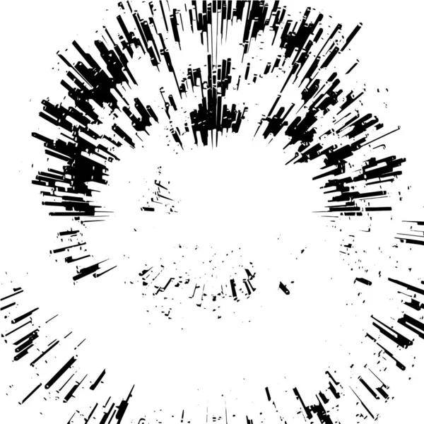 Černo Bílé Grunge Pozadí Abstraktní Exploze Ohňostroj — Stockový vektor