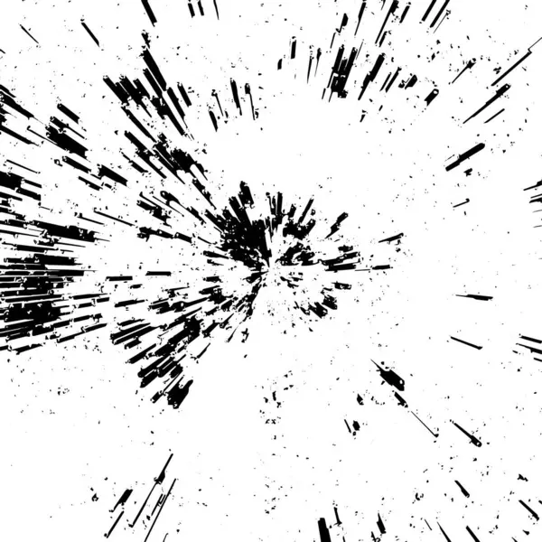 Ахроматический Взрывной Абстрактный Фон — стоковый вектор