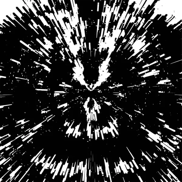 Zwart Wit Grunge Achtergrond Abstracte Explosie Vuurwerk Achtergrond — Stockvector
